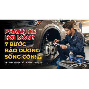 QUY TRÌNH BẢO DƯỠNG PHANH XE HƠI ĐỊNH KỲ: BÍ QUYẾT LÁI XE AN TOÀN VÀ TIẾT KIỆM