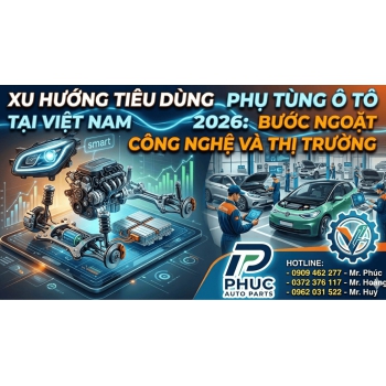  XU HƯỚNG TIÊU DÙNG PHỤ TÙNG Ô TÔ TẠI VIỆT NAM 2026: BƯỚC NGOẶT CÔNG NGHỆ VÀ THỊ TRƯỜNG
