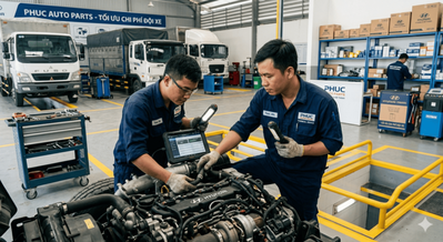 Kiểm tra kỹ thuật tại Phuc Auto Parts.