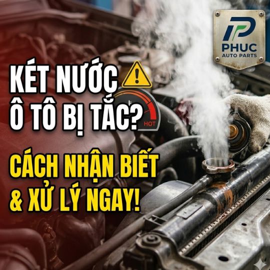 CÁCH NHẬN BIẾT KÉT NƯỚC Ô TÔ BỊ TẮC & XỬ LÝ NGAY KẺO BAY BỘ MÁY