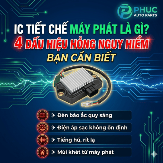  IC TIẾT CHẾ MÁY PHÁT LÀ GÌ 4 DẤU HIỆU HỎNG NGUY HIỂM BẠN CẦN BIẾT