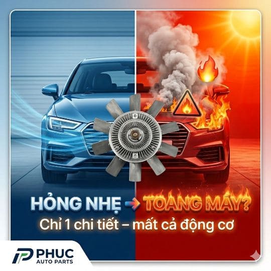 Ly tâm quạt hỏng ảnh hưởng gì Cảnh báo hệ lụy nghiêm trọng đến động cơ