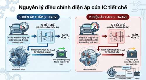 Nguyên lý hoạt động điều chỉnh dòng điện của IC