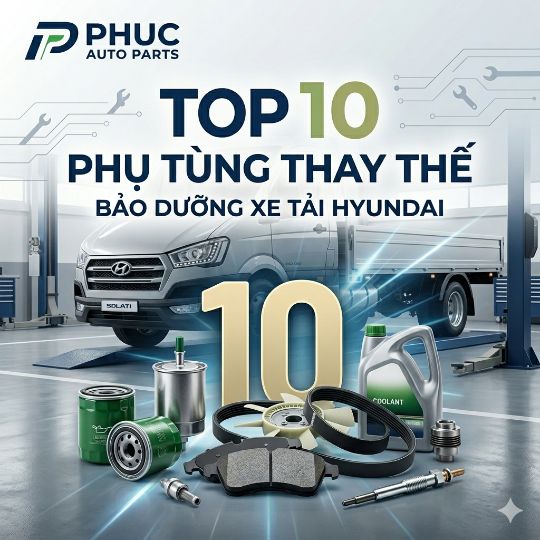 TOP 10 PHỤ TÙNG XE TẢI HYUNDAI CẦN THAY THẾ ĐỊNH KỲ ĐỂ XE LUÔN BỀN BỈ